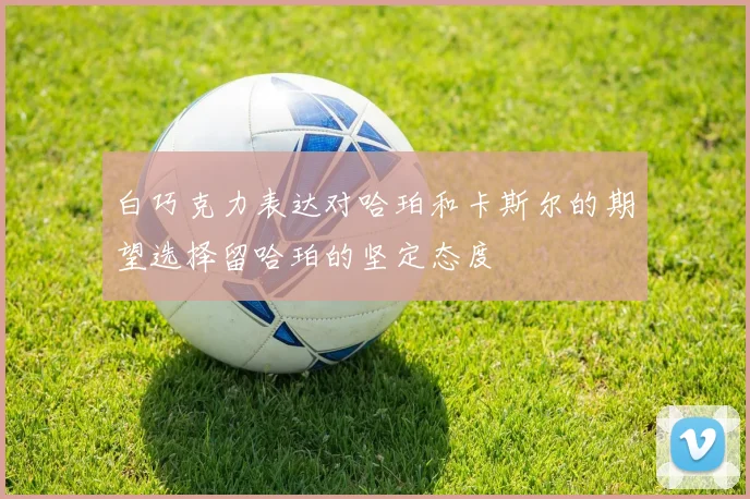 白巧克力表达对哈珀和卡斯尔的期望选择留哈珀的坚定态度